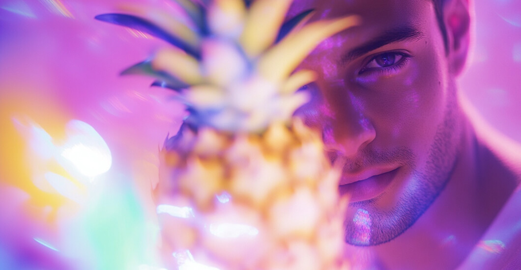 Human Design Hintergrundbild für Das Ananas-ABC<br/><br/>