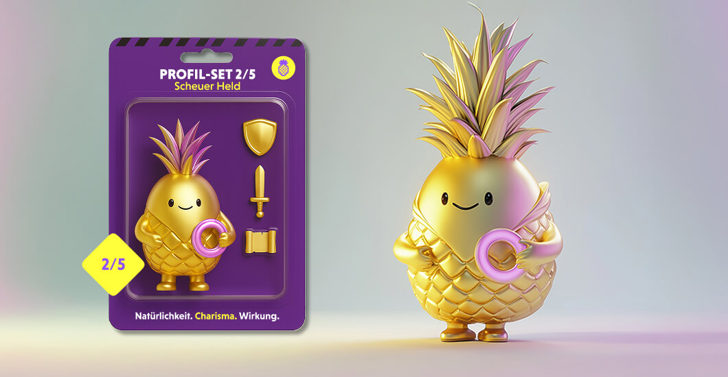 Human Design Hintergrundbild für Profil 2/5 – Scheuer Held