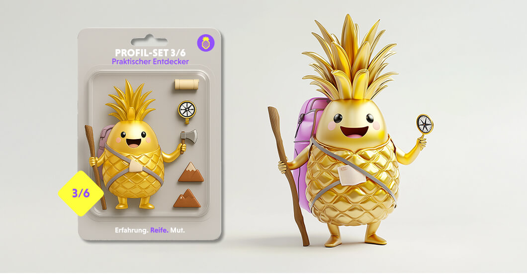 Human Design Hintergrundbild für Profil 3/6 – Praktischer Entdecker